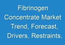 Fibrinogen Concentrate Market Trend, Forecast, Drivers, Restraints, Company Profiles and Key Players Analysis by 2027