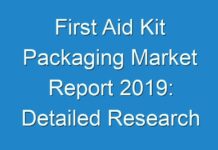 First Aid Kit Packaging Market Report 2019: Detailed Research Analysis Report Till 2027