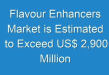 Flavour Enhancers Market is Estimated to Exceed US$ 2,900 Million Revenue by 2026 End