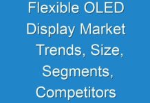 Flexible OLED Display Market Trends, Size, Segments, Competitors Strategy, Regional Analysis