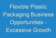 Flexible Plastic Packaging Business Opportunities – Excessive Growth Opportunities Estimated To Be Experienced