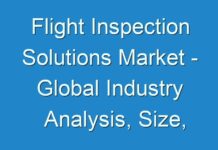 Flight Inspection Solutions Market – Global Industry Analysis, Size, Share, Growth, Trends, and Forecast 2018 – 2026