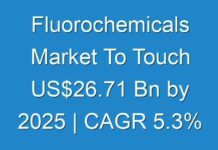 Fluorochemicals Market To Touch US$26.71 Bn by 2025 | CAGR 5.3%