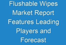 Flushable Wipes Market Report Features Leading Players and Forecast the Future for the Period By 2031