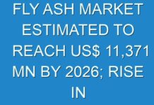 FLY ASH MARKET ESTIMATED TO REACH US$ 11,371 MN BY 2026; RISE IN FOCUS ON SUSTAINABLE CONSTRUCTION TO DRIVE MARKET