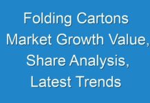 Folding Cartons Market Growth Value, Share Analysis, Latest Trends and Segmentation By 2025