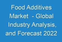 Food Additives Market – Global Industry Analysis, and Forecast 2024