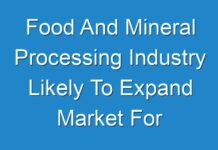 Food And Mineral Processing Industry Likely To Expand Market For Decanter Centrifuge In Near Future