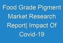Food Grade Pigment Market Research Report| Impact Of Covid-19