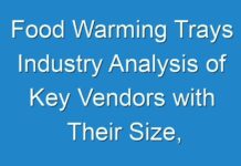 Food Warming Trays Industry Analysis of Key Vendors with Their Size, Share and Year-Over-Year Growth 2031