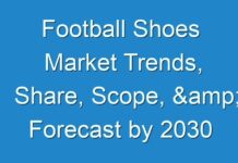 Football Shoes Market Trends, Share, Scope, & Forecast by 2030
