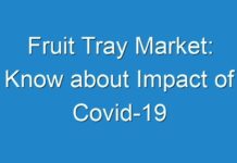 Fruit Tray Market: Know about Impact of Covid-19