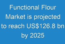 Functional Flour Market is projected to reach US$126.8 bn by 2025