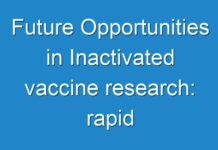 Future Opportunities in Inactivated vaccine research: rapid development, implications and challenges