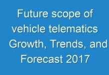 Future scope of vehicle telematics Growth, Trends, and Forecast 2017 – 2025