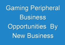 Gaming Peripheral Business Opportunities By New Business Developments, Innovations, And Top Companies 2019 – 2027