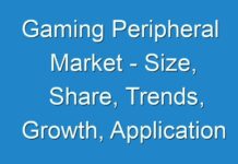 Gaming Peripheral Market – Size, Share, Trends, Growth, Application and Forecast 2030