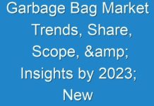 Garbage Bag Market Trends, Share, Scope, & Insights by 2024; New TMR Report Explores Impact of COVID-19 Outbreak on Market