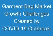 Garment Bag Market Growth Challenges Created by COVID-19 Outbreak; Transparency Market Research Reveals Insights for 2024-2027