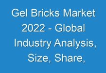 Gel Bricks Market 2024 – Global Industry Analysis, Size, Share, Growth, Trends, and Forecast, 2019 – 2027
