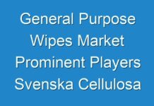 General Purpose Wipes Market Prominent Players Svenska Cellulosa Aktiebolaget SCA, First Quality Enterprises