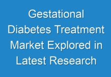 Gestational Diabetes Treatment Market Explored in Latest Research 2019-2027