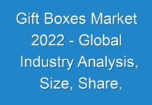 Gift Boxes Market 2024 – Global Industry Analysis, Size, Share, Growth, Trends, and Forecast 2030