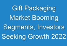 Gift Packaging Market Booming Segments; Investors Seeking Growth 2024 -2030