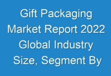 Gift Packaging Market Report 2024 Global Industry Size, Segment By Key Companies, Types, Applications And Forecast To 2030