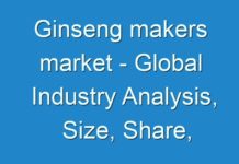 Ginseng makers market – Global Industry Analysis, Size, Share, Trends, Growth, and Forecasts, 2019 – 2027