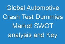 Global Automotive Crash Test Dummies Market SWOT analysis and Key Business Strategies, Demand & Forecast – 2027