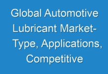 Global Automotive Lubricant Market- Type, Applications, Competitive Analysis and Industry Trends to 2026