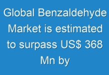 Global Benzaldehyde Market is estimated to surpass US$ 368 Mn by 2027: TMR