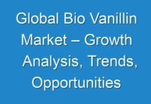 Global Bio Vanillin Market – Growth Analysis, Trends, Opportunities and Forecast Analysis to 2025