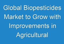 Global Biopesticides Market to Grow with Improvements in Agricultural Practices