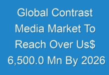Global Contrast Media Market To Reach Over Us$ 6,500.0 Mn By 2026