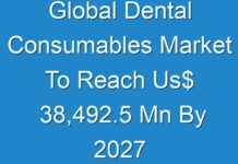 Global Dental Consumables Market To Reach Us$ 38,492.5 Mn By 2027