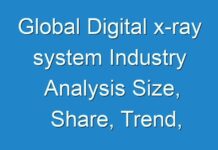 Global Digital x-ray system Industry Analysis Size, Share, Trend, Growth Status and Forecast, by Players, Types and Applications