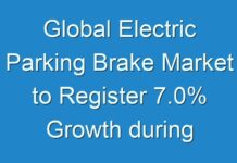 Global Electric Parking Brake Market to Register 7.0% Growth during 2018-2027