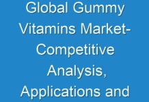 Global Gummy Vitamins Market- Competitive Analysis, Applications and Opportunities to 2029
