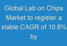 Global Lab on Chips Market to register a stable CAGR of 10.8% by 2026; Covid-19 Analysis