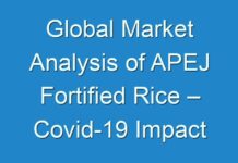 Global Market Analysis of APEJ Fortified Rice – Covid-19 Impact Analysis, Revenue, Price, Growth Rate, Forecasts To 2026