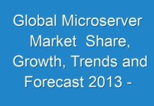 Global Microserver Market Share, Growth, Trends and Forecast 2013 – 2019