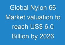 Global Nylon 66 Market valuation to reach US$ 6.0 Billion by 2026