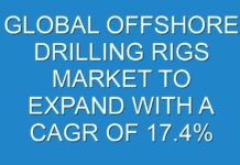 GLOBAL OFFSHORE DRILLING RIGS MARKET TO EXPAND WITH A CAGR OF 17.4% DUE TO GROWING DRILLING ACTIVITIES TO FULFILL GROWING NEED FOR ENERGY