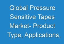 Global Pressure Sensitive Tapes Market- Product Type, Applications, Competitive Analysis and Trends to 2027