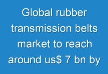 Global rubber transmission belts market to reach around us$ 7 bn by 2026