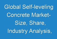 Global Self-leveling Concrete Market- Size, Share, Industry Analysis, Trends and Driving Factors to 2025