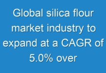 Global silica flour market industry to expand at a CAGR of 5.0% over 2018-2026 as cosmetics industry gathers momentum