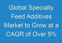 Global Specialty Feed Additives Market to Grow at a CAGR of Over 5% Through 2027